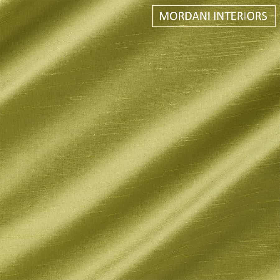 Moss Green Silk Curtain and Drapes